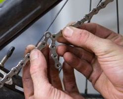 измерение цепи велосипеда